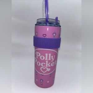 Polly Pocket Steel Tumbler New hot cold purple pink